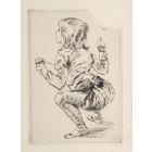 Enfant à accroupi