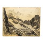Black and white Mountains