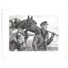 Paysan avec Chevaux