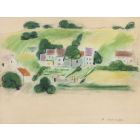 Countryside with Farmhouses