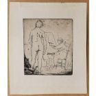 The painter and the model 