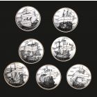  Set of Seven Plates 'Velieri'