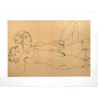 Two Reclining Nude Girls
