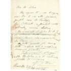 Autograph Letter by Tosi