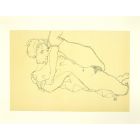 Reclining Nude, Left Leg Raised