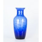 Vintage Crystal Blue Vase