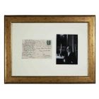 A Study of Frederick II of Hohenstaufen - Autograph Postcard