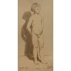 Nude of little girl