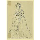 Female Figure with Long Dress