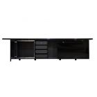 Sheraton Black Lacquered Sideboard