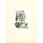 Ex Libris with Landscape