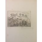 On Avance Sous Le Feu - from "Le Croquis du Front Italien"