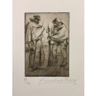 Le Releve - from "Le Croquis du Front Italien"