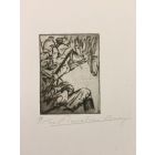 Le Long De La Route  - from "Le Croquis du Front Italien"