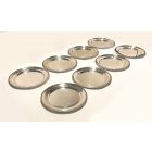 Set Of Eight Silver Dishes