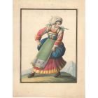 Woman in typical Italian costumes 
