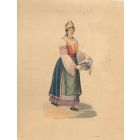 Woman in typical costumes 