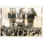 Mussolini at Celebrations in Honor of Filippo Corridoni