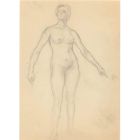 Standing Nude with Smiling Face 