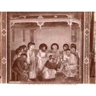 The Washing of the Feet of the Apostles by Giotto . Vintage Photograph