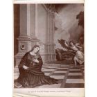 Annunciation by Tiziano- Vintage Photograph