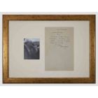Autograph by Mino Maccari and Photo