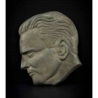 Profile of Man - Vintage Sculpture