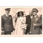  Shah and Farah Diba, King and Queen of Iran in Fiumicino Airport in Rome