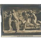Vintage Photo Detail of Apollo and Charites Sculpture in National Museum Naples