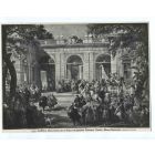 Pope's Reception - Vintage Photo Detail of National Museum in Naples