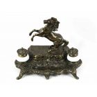 Vintage Bronze inkwell