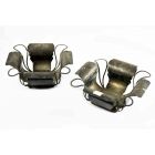 Pair of Metal Centrepieces