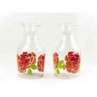 Vintage Pair of Glass Vases 
