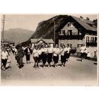 Girl in the Mountain in a School Holiday