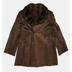 Vintage Shaved Mink fur Man jacket