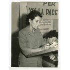 The lecture - Vintage Photograph About Women Rights