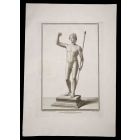 Ancient Roman Statue with the Stick