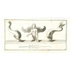 Ancient Roman Fish and Angel From Hercolaneum