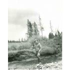 A President Fishes- Vintage Photograph