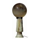 Vintage Onyx and Glass Table Lamp - Italy 1970s