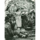 American Folk Music Spans Generations- Vintage Photograph