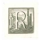 Capital letter for the Antiquities of Herculaneum Exposed