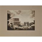 View of the Colosseum and Arch of Constantine