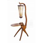 Vintage Mid-Century Modern Italian Lamp by Aldo Tura - Italy 1950s