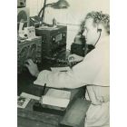 Radio Operator - American Vintage Photograph
