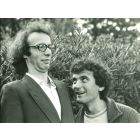Massimo Troisi and Roberto Begnini - Vintage Photograph 