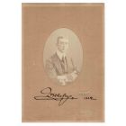 Photographic Portrait and Signature of Wilhelm of Sweden