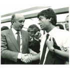 Claudio Martelli and Ciriaco De Mita - Vintage Photograph