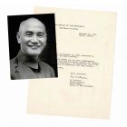 Photographic Portrait of Chian Kai-shek 