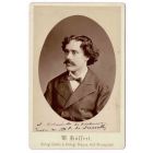 Photographic Portrait and Autograph of Pablo de Sarasate